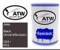 Preview: Jeep, Black (Accent/Bumper), S3X / R19: 500ml Lackdose, von ATW Autoteile West.